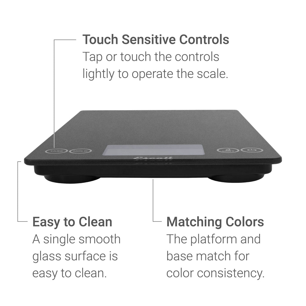 Arti Glass Digital Scale in Rio Red