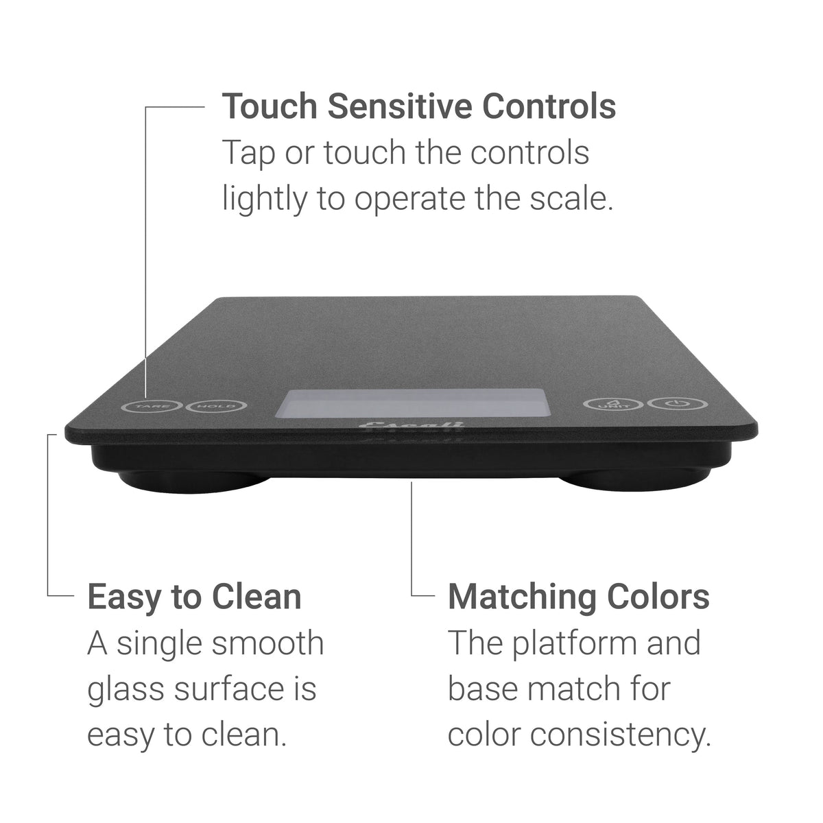 Arti Glass Digital Scale in Rio Red
