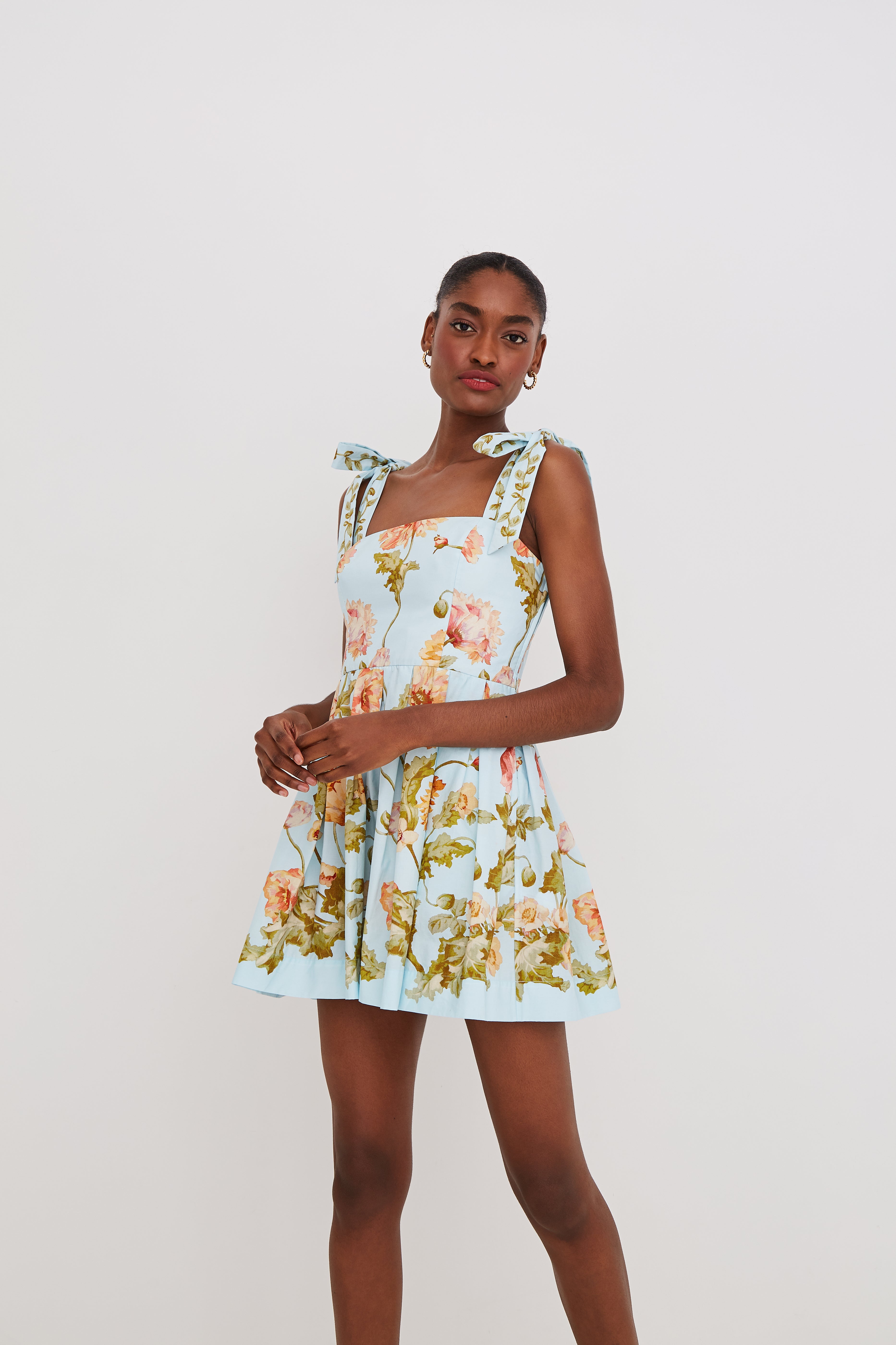 Tula Mini Dress in Lockwood Flora Sky