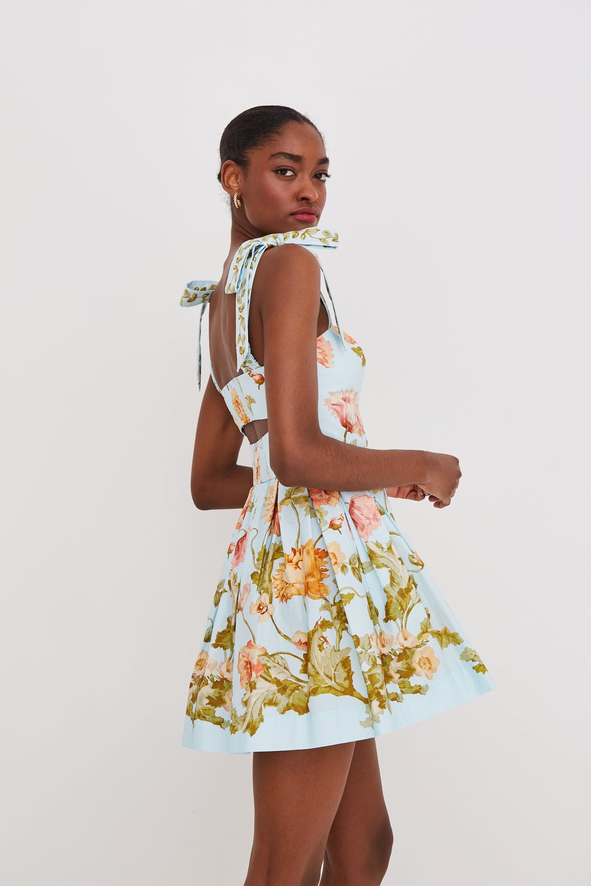 Tula Mini Dress in Lockwood Flora Sky