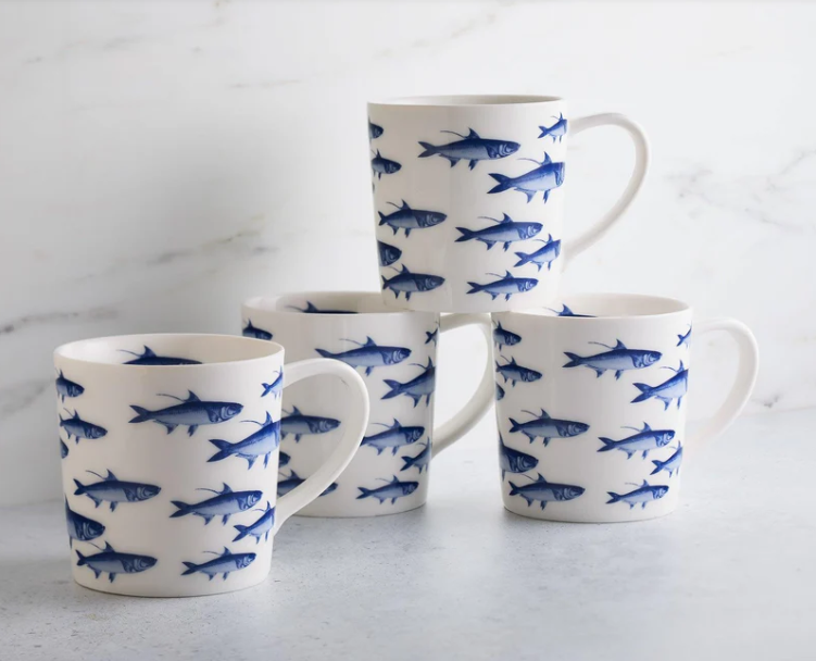 Caskata School of Fish Mug | Set of 8