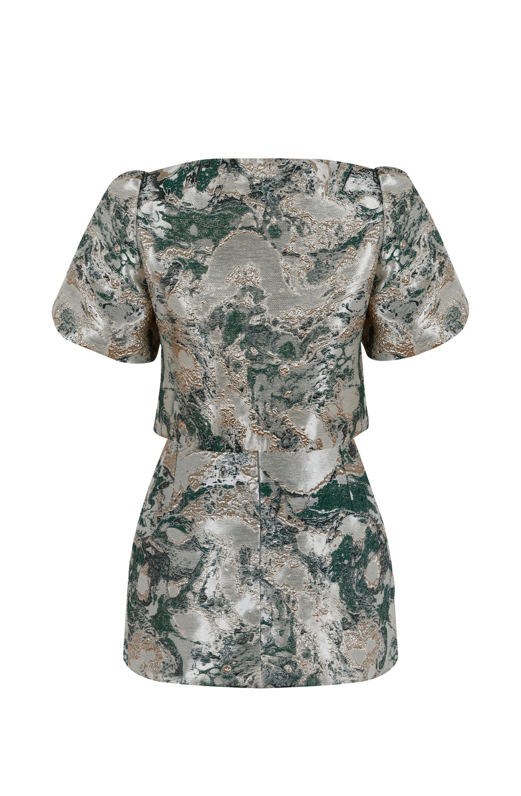 Emilia Set in Green & Beige