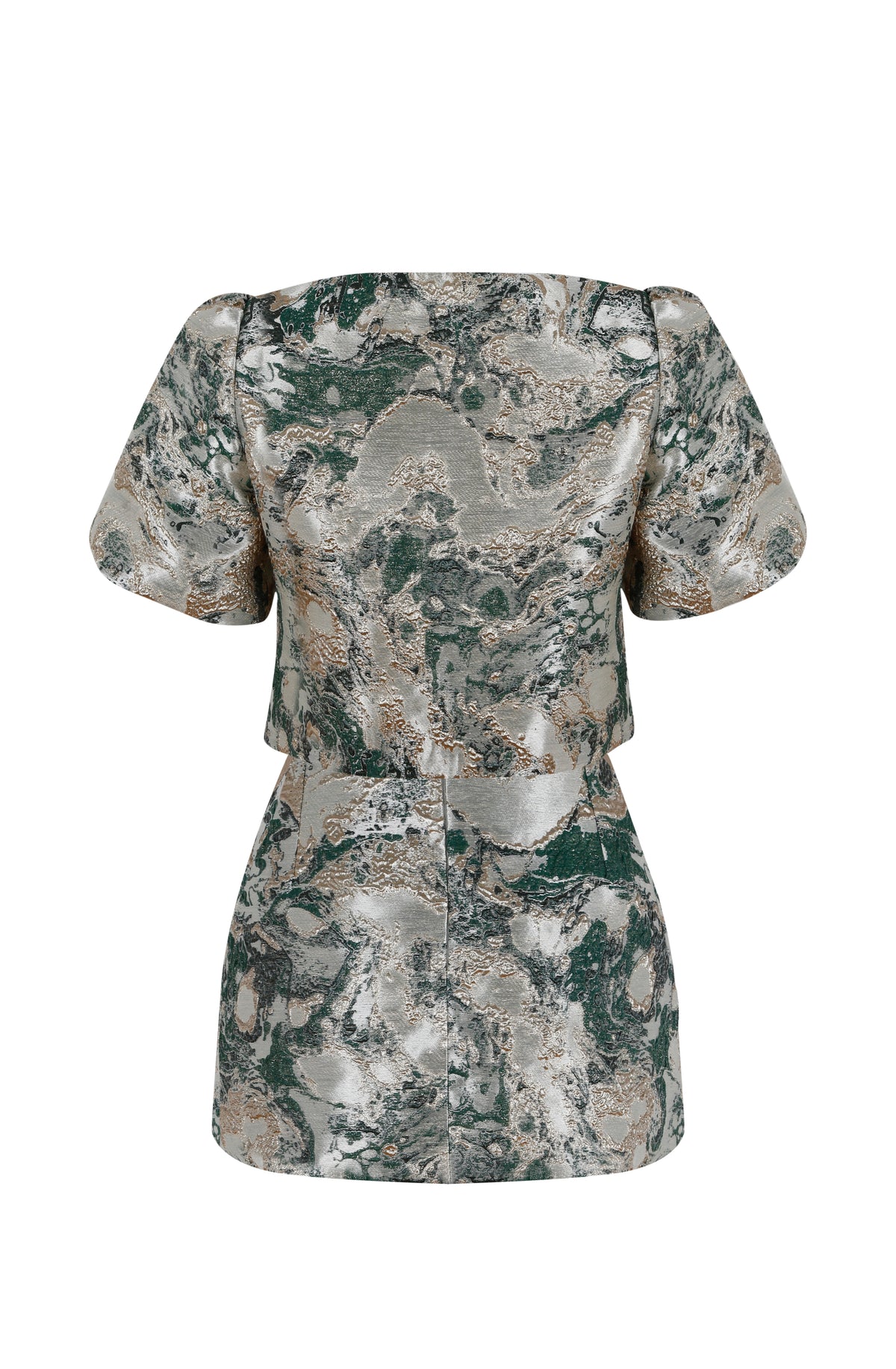 Emilia Set in Green & Beige