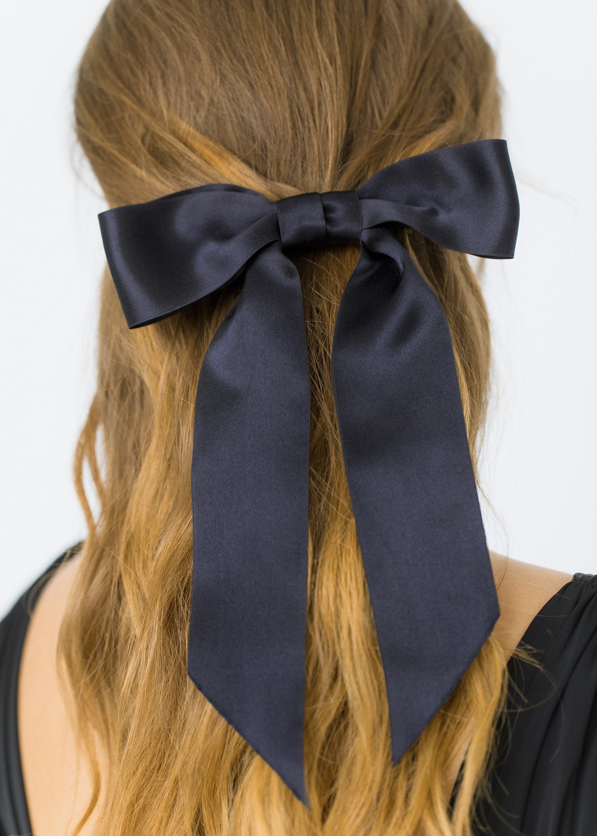 ヘアアクセサリー thevirgins velvet ribbon barrette Virginia Bow Barrette | Over The Moon