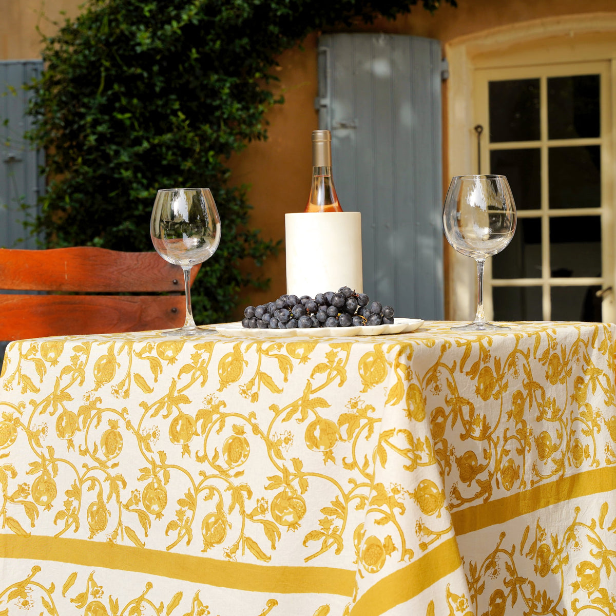 French Tablecloth Granada Mustard