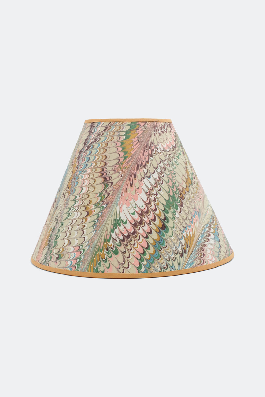 16" Empire Lampshade in Hand-Marbled