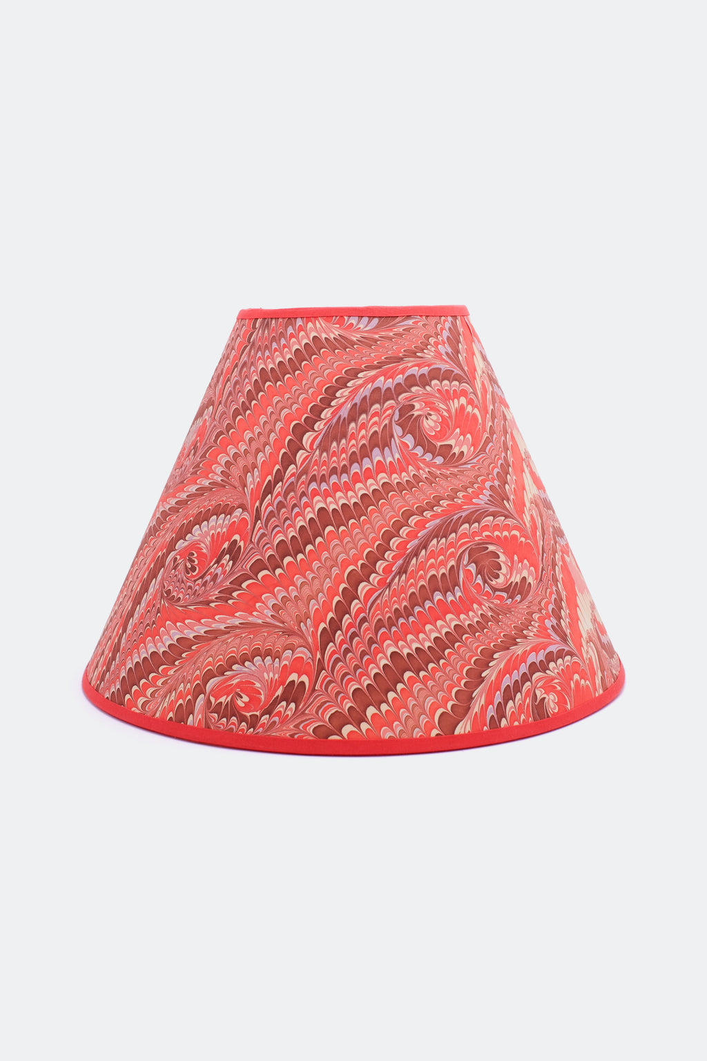 16" Empire Lampshade in Hand-Marbled