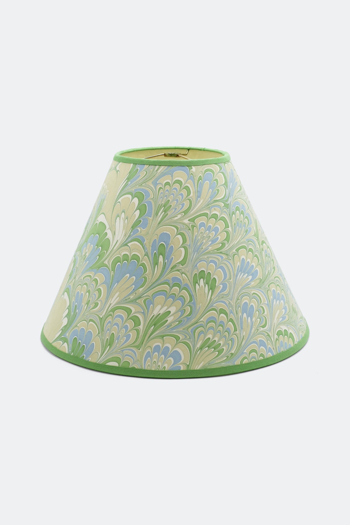 16" Empire Lampshade in Hand-Marbled