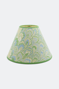 16" Empire Lampshade in Hand-Marbled