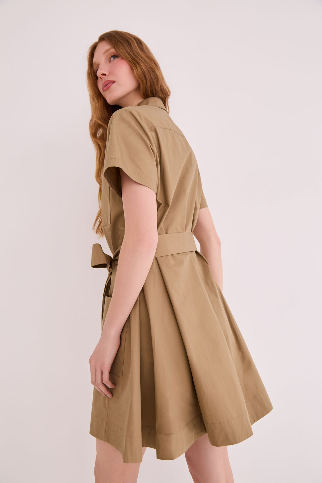 Lagos Dress in Khaki
