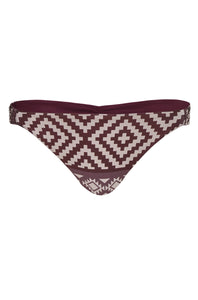 Potosi Bottom in Ethnic Motif & Purple