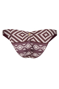 Potosi Bottom in Ethnic Motif & Purple