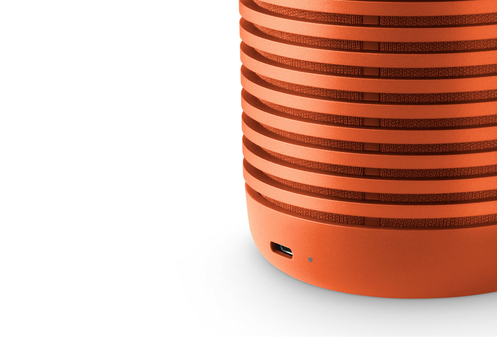 Beosound Explore Portable Bluetooth Speaker in Bonfire Orange