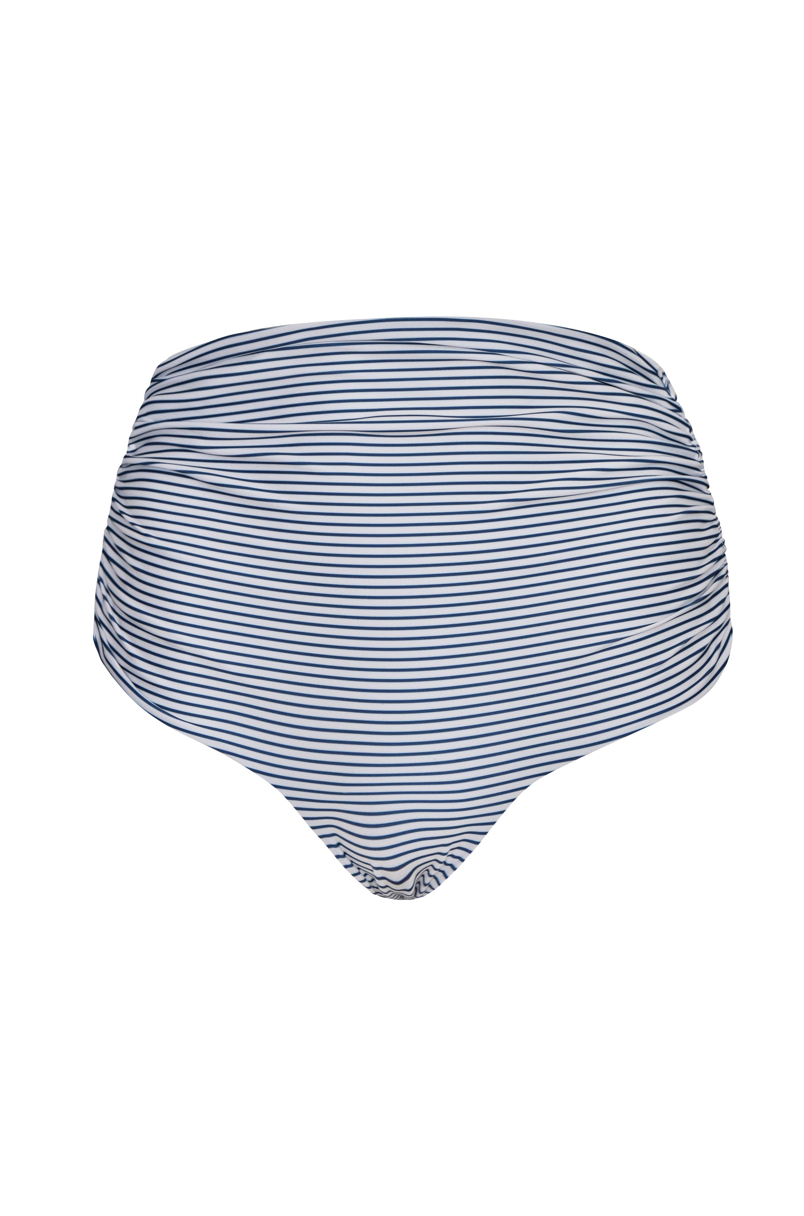 Victoria Bottom in Navy Stripes & Ivory
