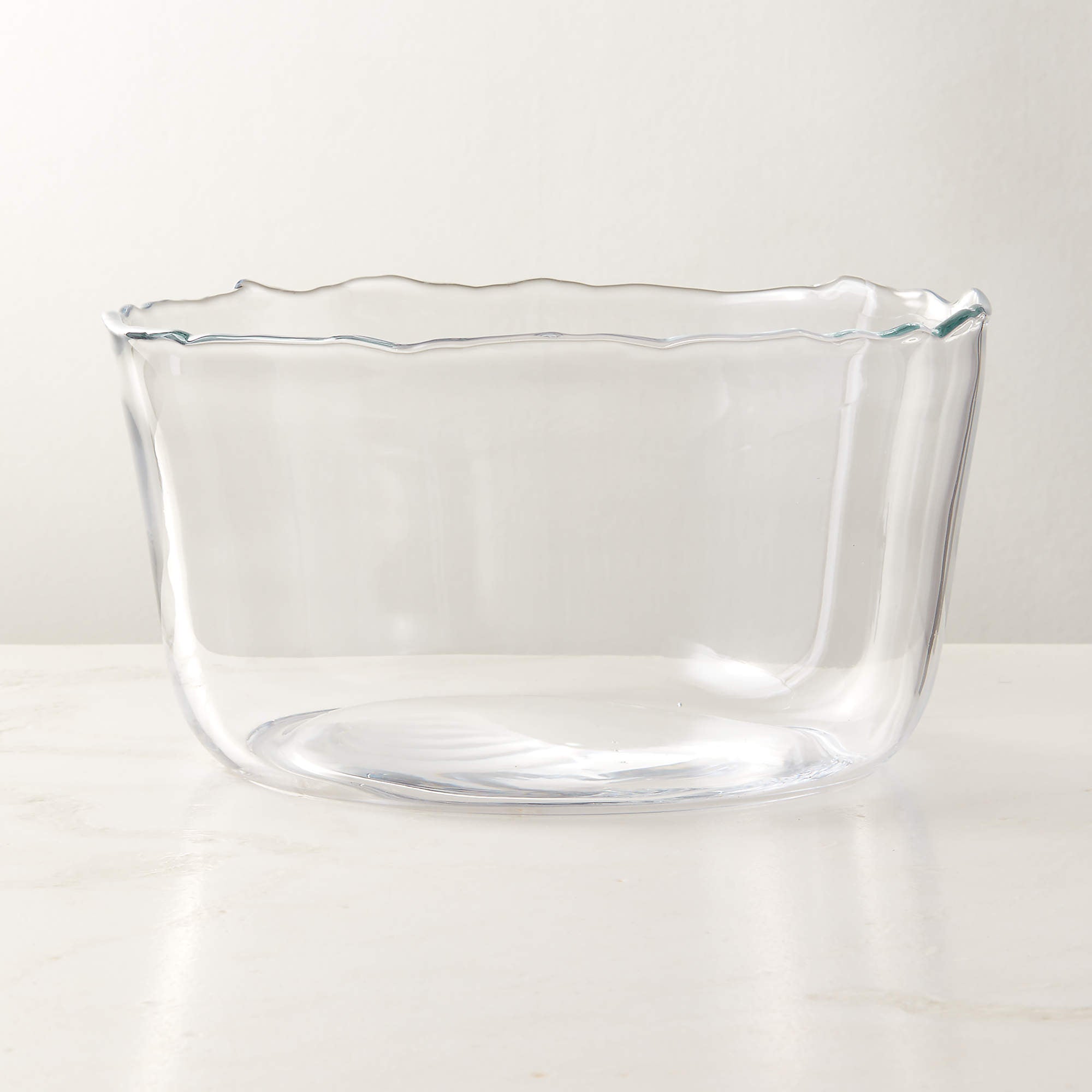 Winry Clear Glass Serving Bowl