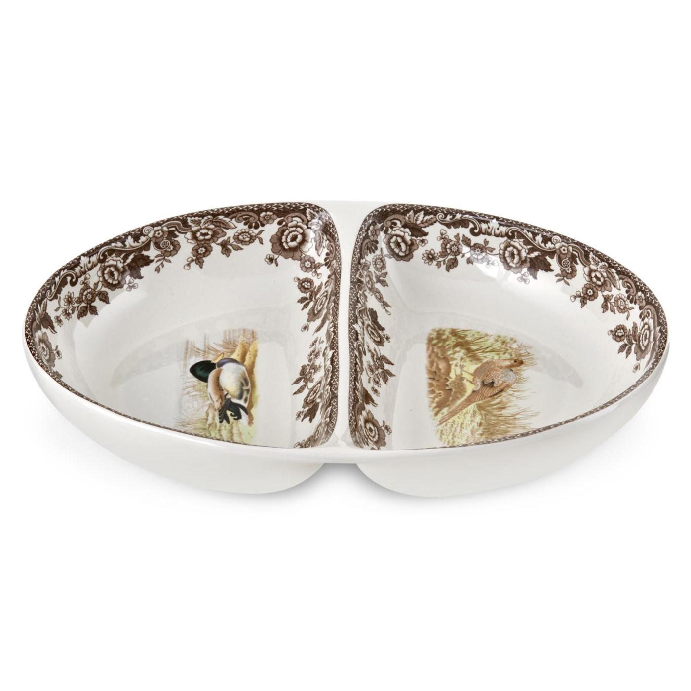 Woodland Divided Dish with Pheasant/Mallard
