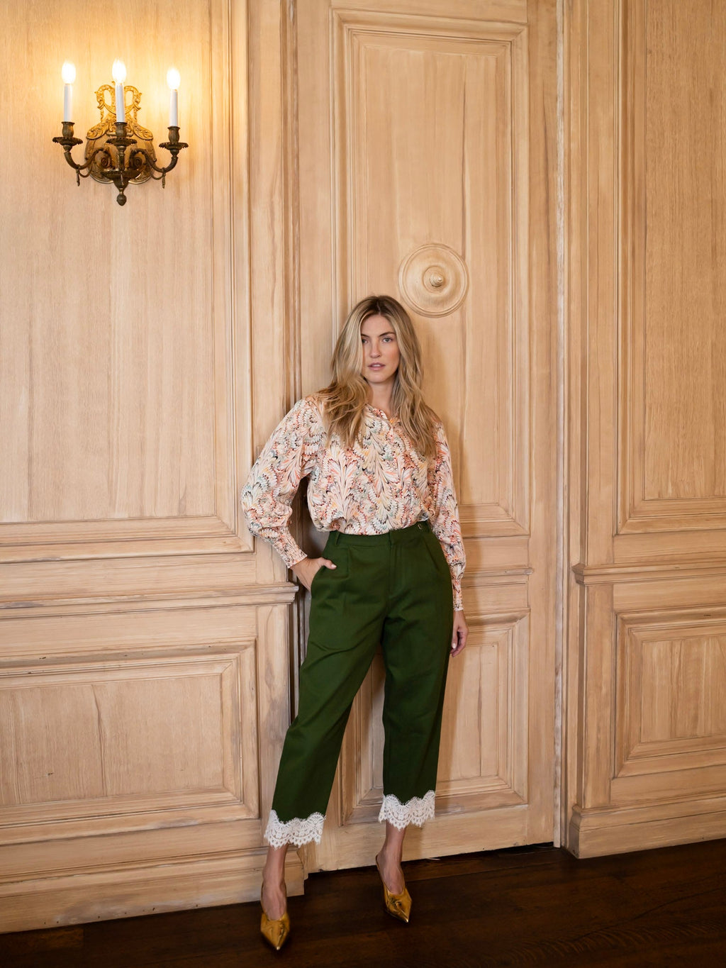 Nina Pant in Fern Twill