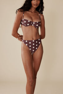 The Edie Bottom in Polka Dot