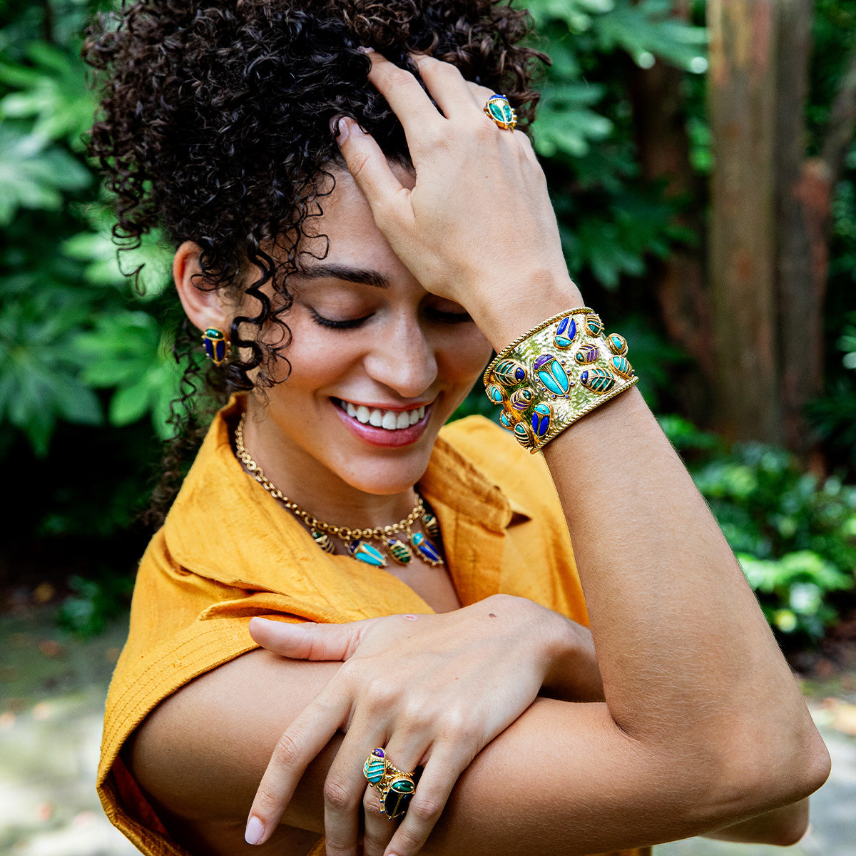 Scarab Family Reunion Cuff Ð Multi