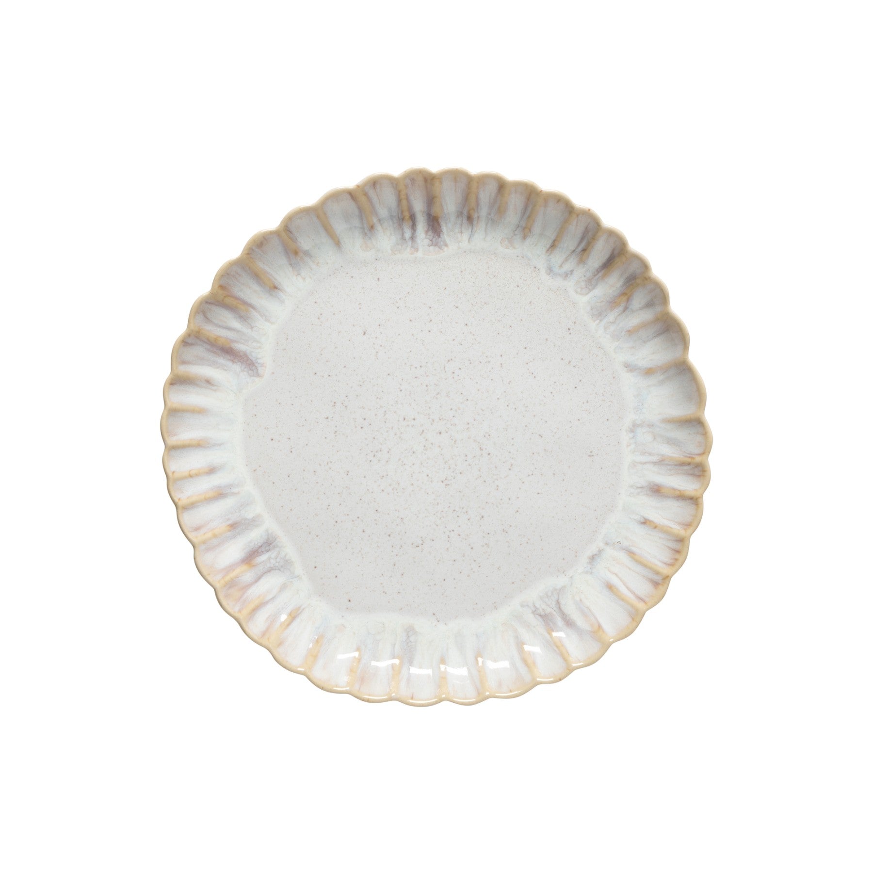 Mallorca Collection Dinner Plates in Sand Beige, Set of 6