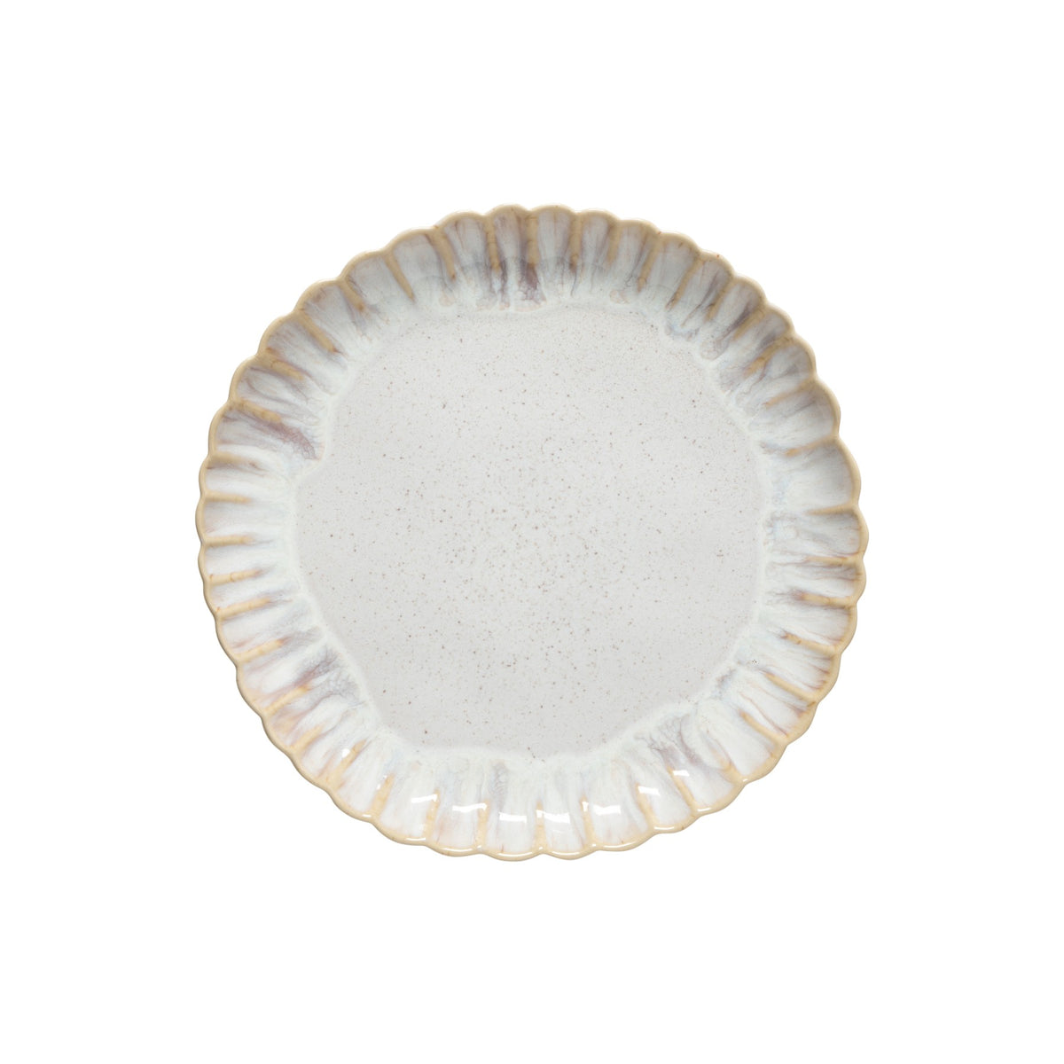 Mallorca Collection Dinner Plates in Sand Beige, Set of 6