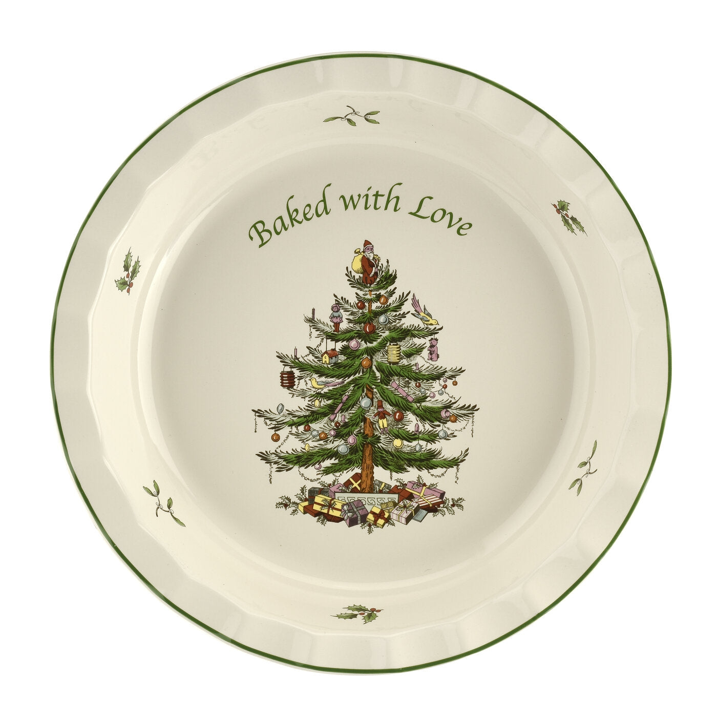 Christmas Tree 10" Pie Dish
