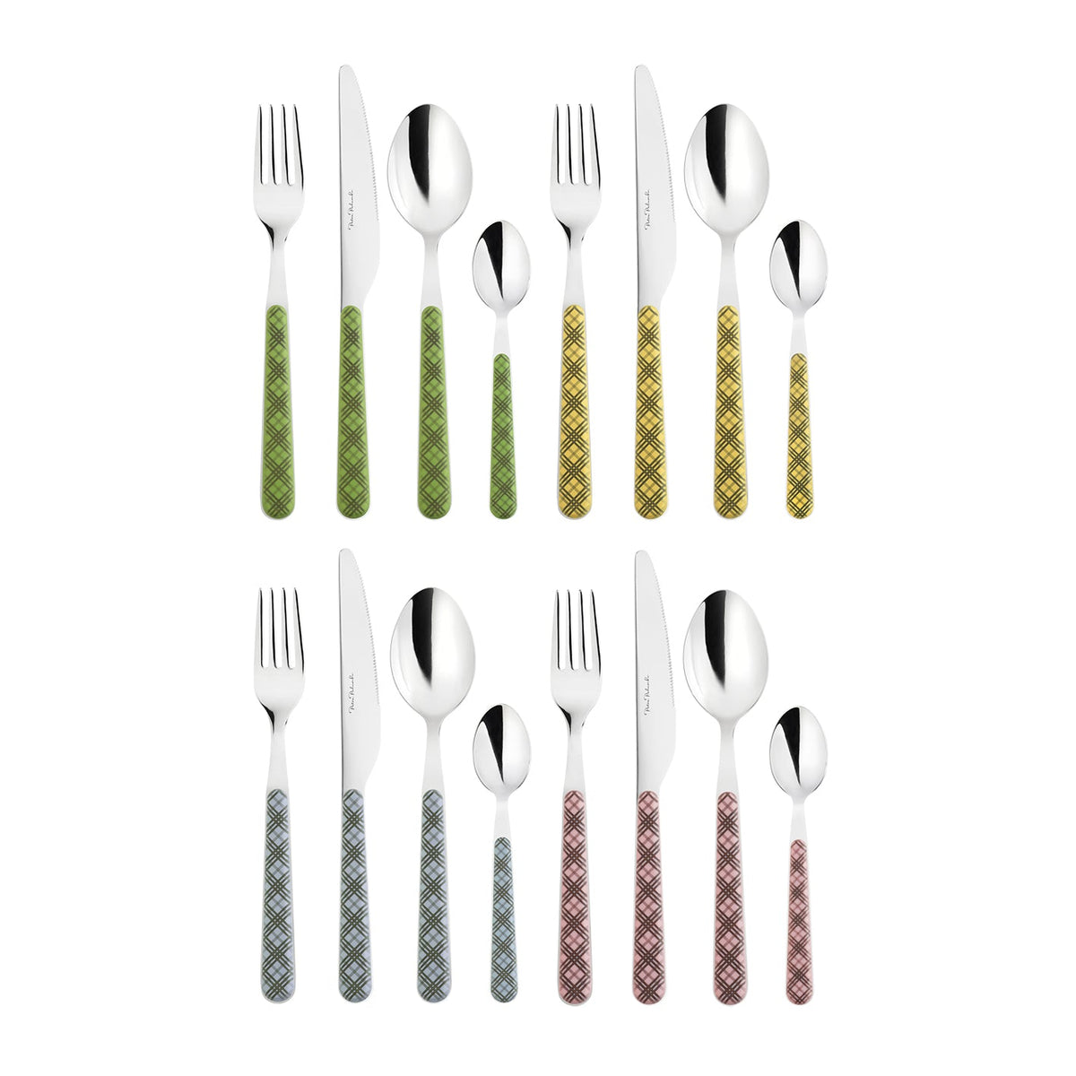 Tartan Cutlery Mixed Set