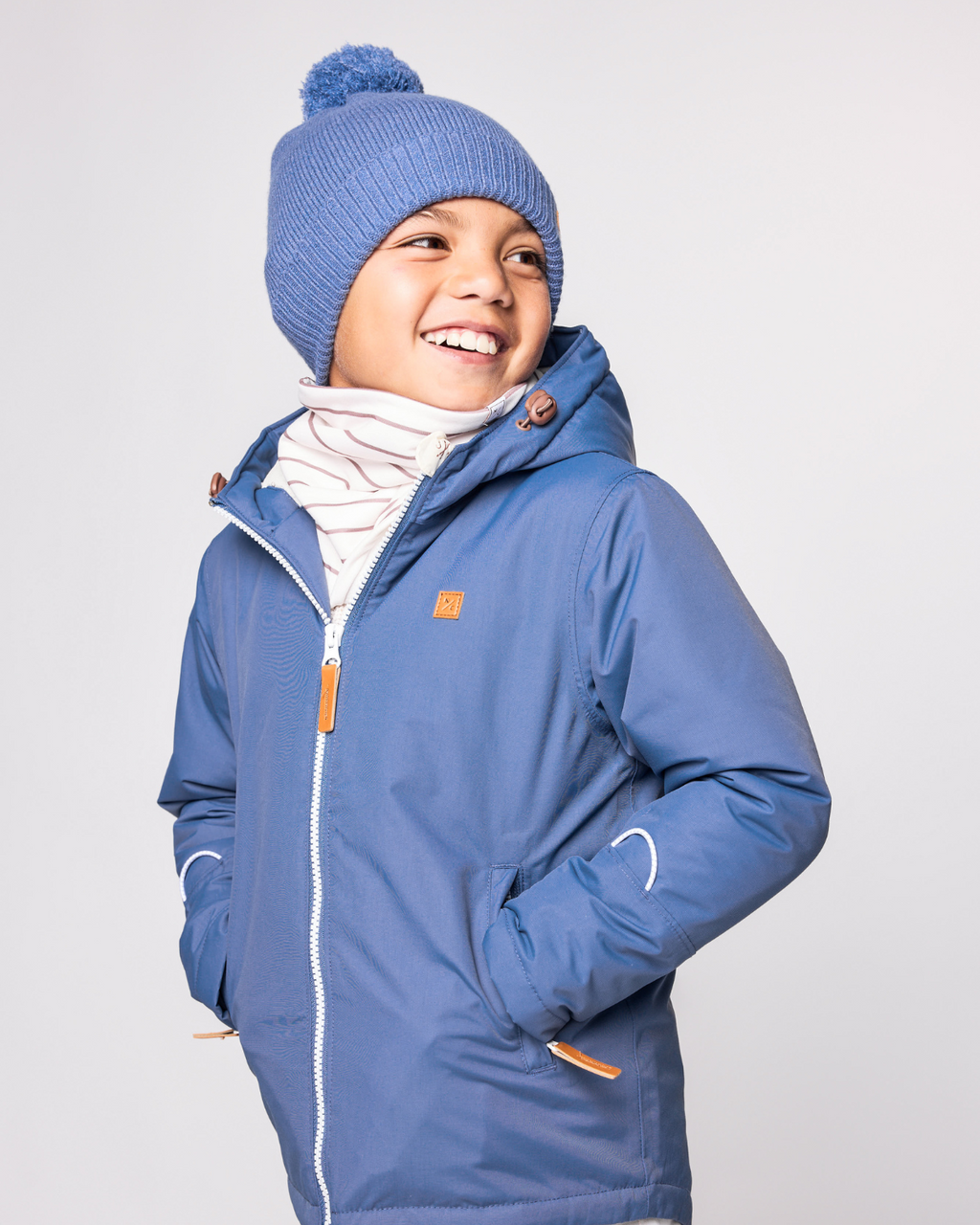 Women's Breton Stripe Fleece-Lined Neck Warmer