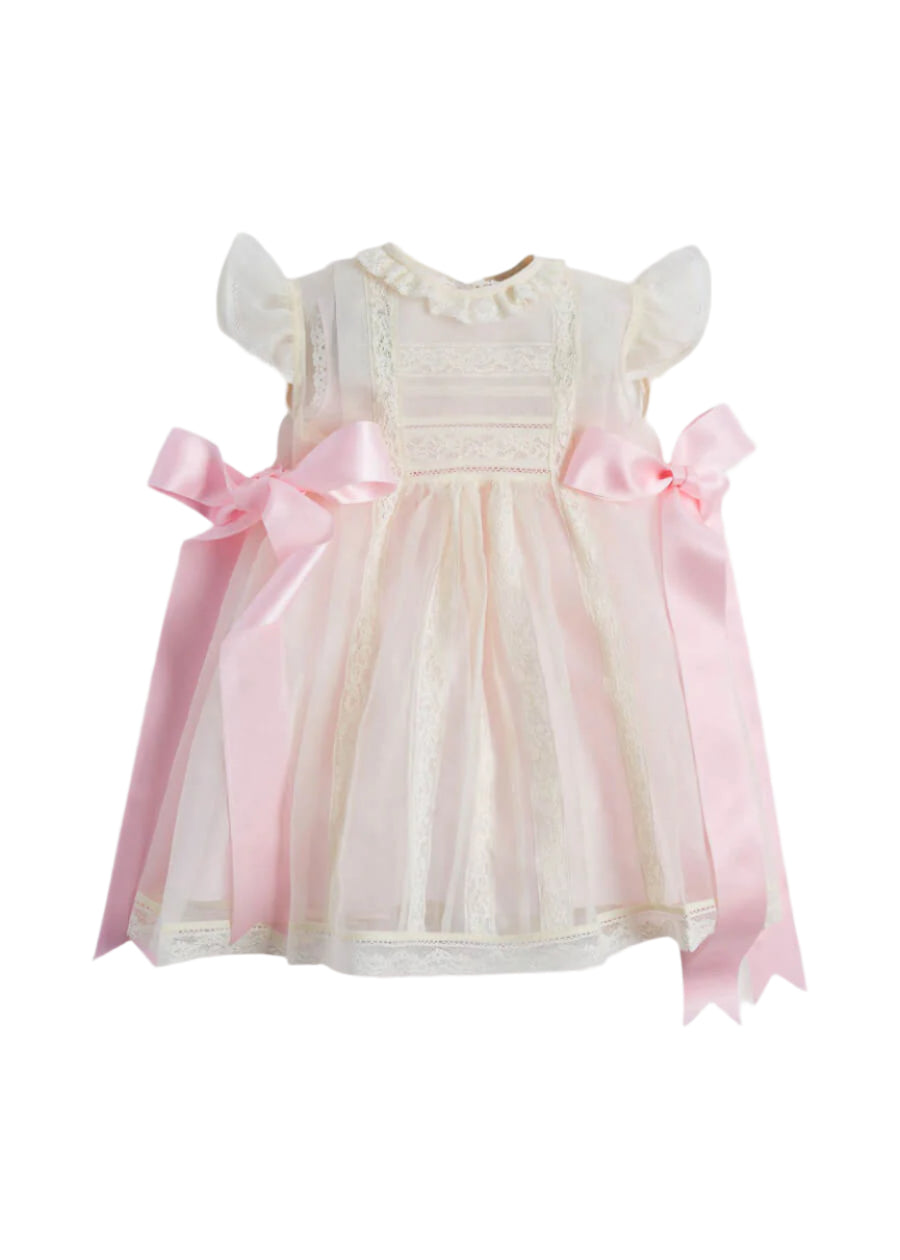 Traditional Light Pink Christening Gown (3mths-6yrs) Dresses from Pepa London