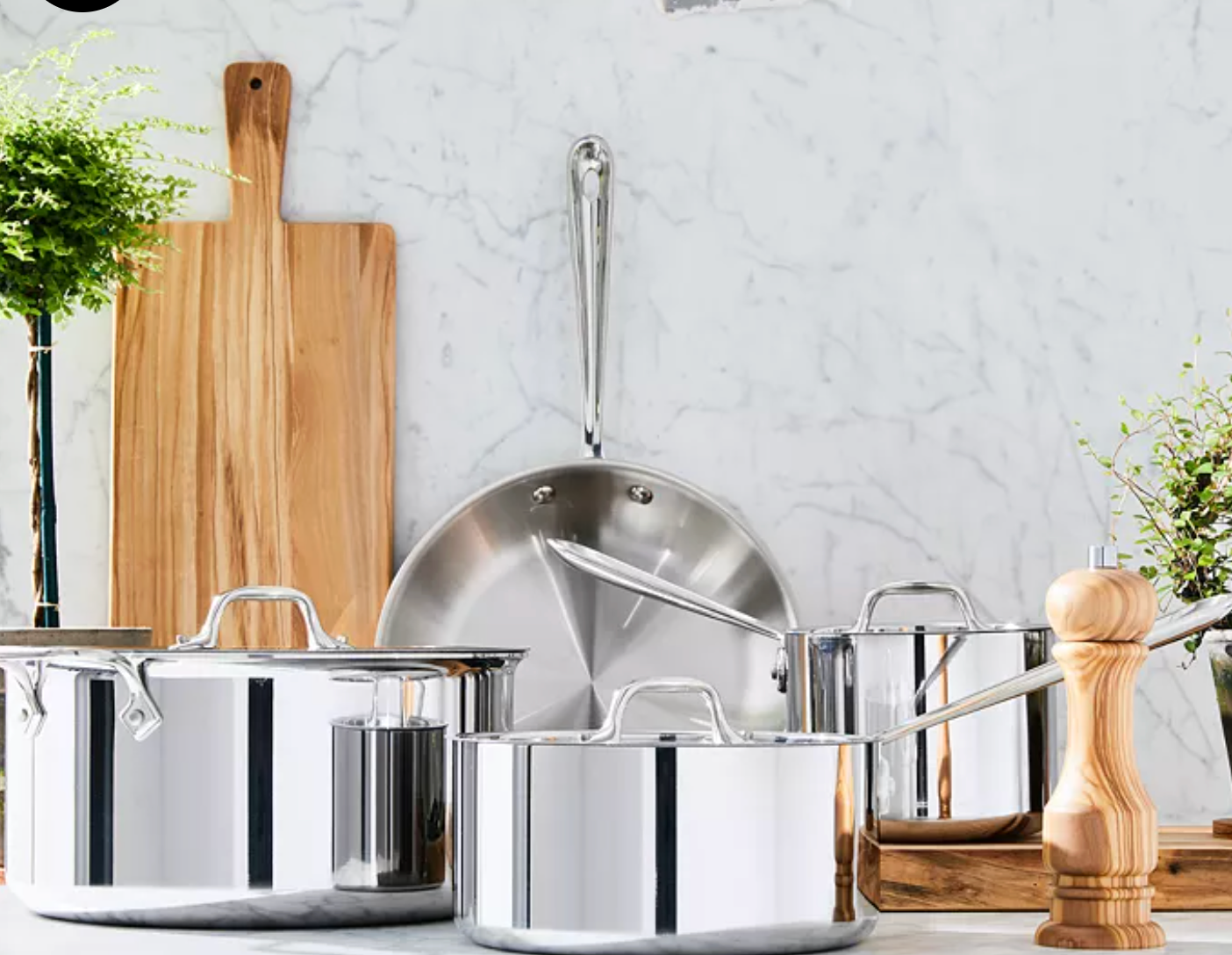 All-CladD3 Stainless Steel 7-Piece Cookware Set - Exclusive