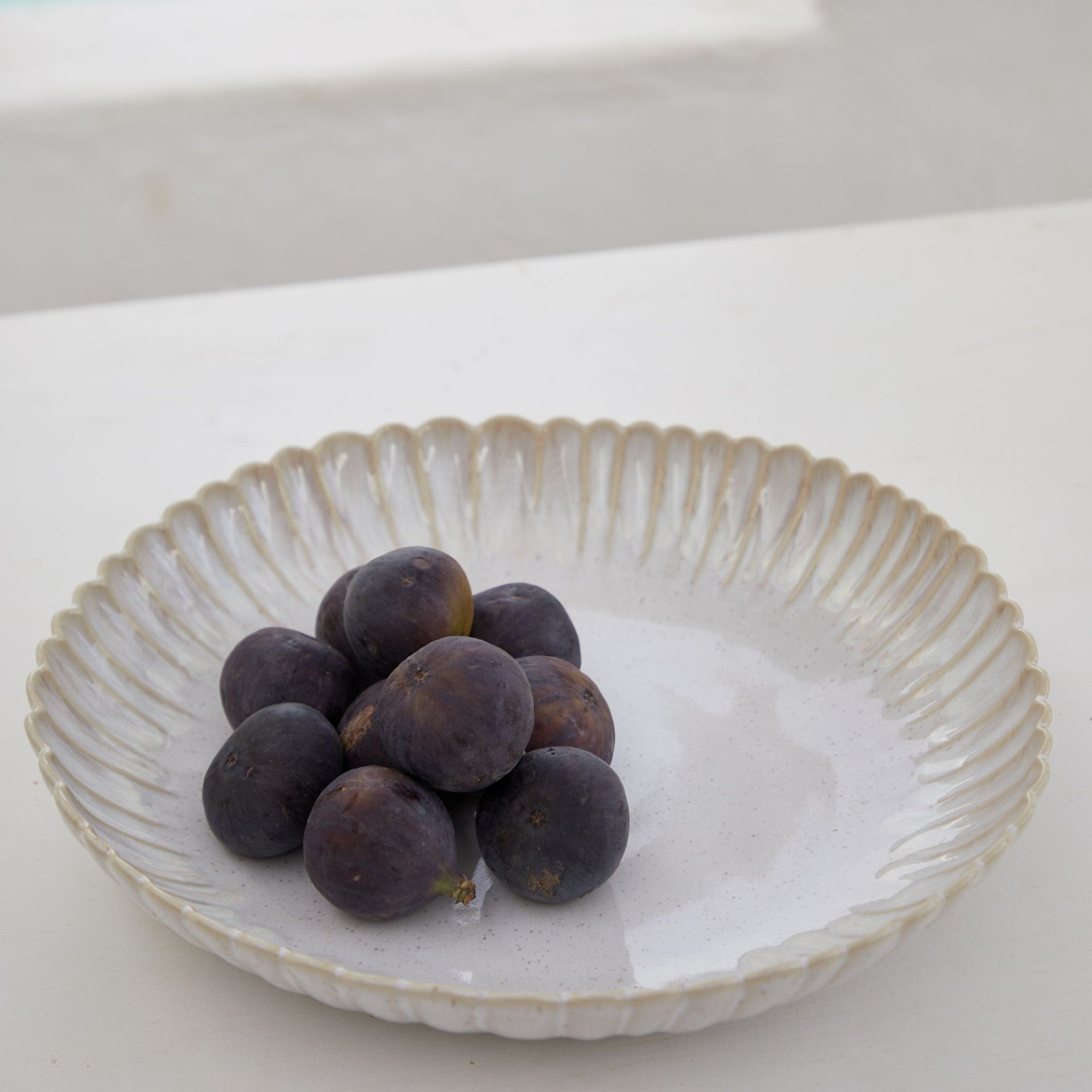 Mallorca Collection Pasta/Serving Bowl in Sand Beige