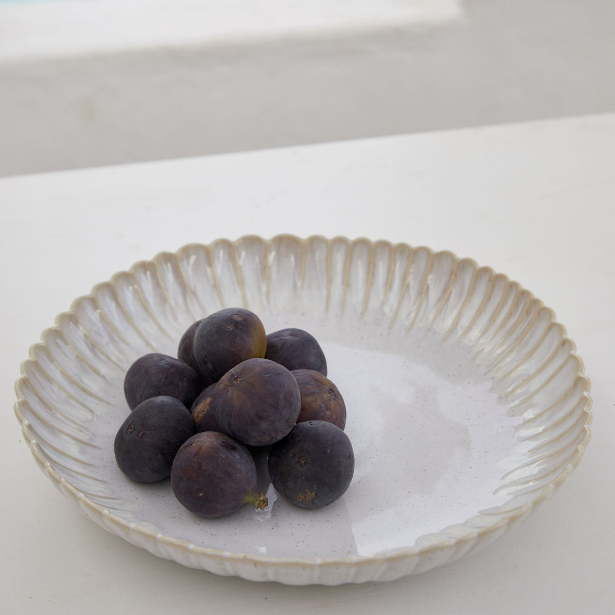 Mallorca Collection Pasta/Serving Bowl in Sand Beige