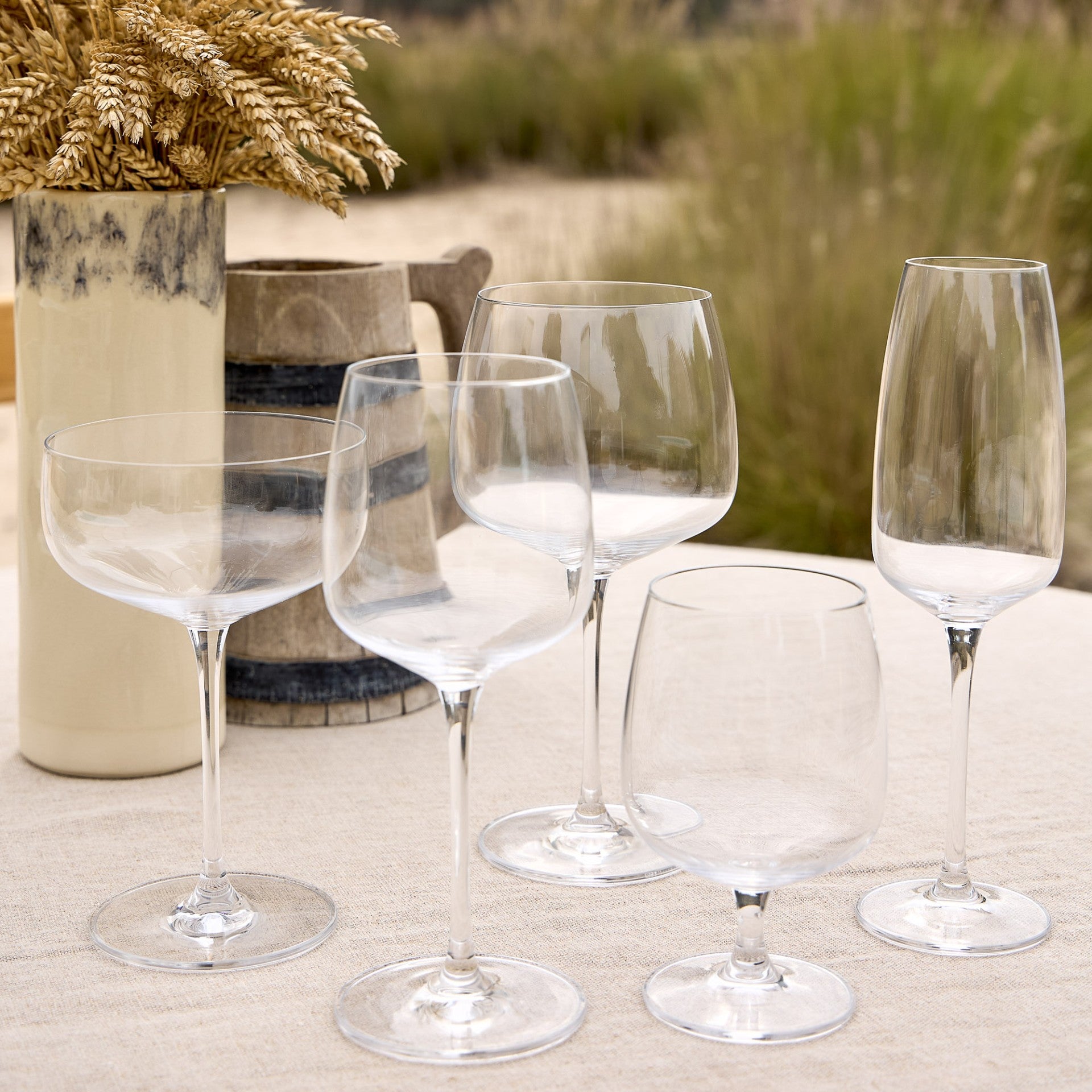Isabel Collection Brandy Glass 12.63 oz in Clear, Set of 6
