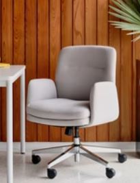 Softside Chair - Black Vegan Leather High Back