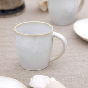 Brisa Collection Mugs 15 fl oz in Branca, Set of 6