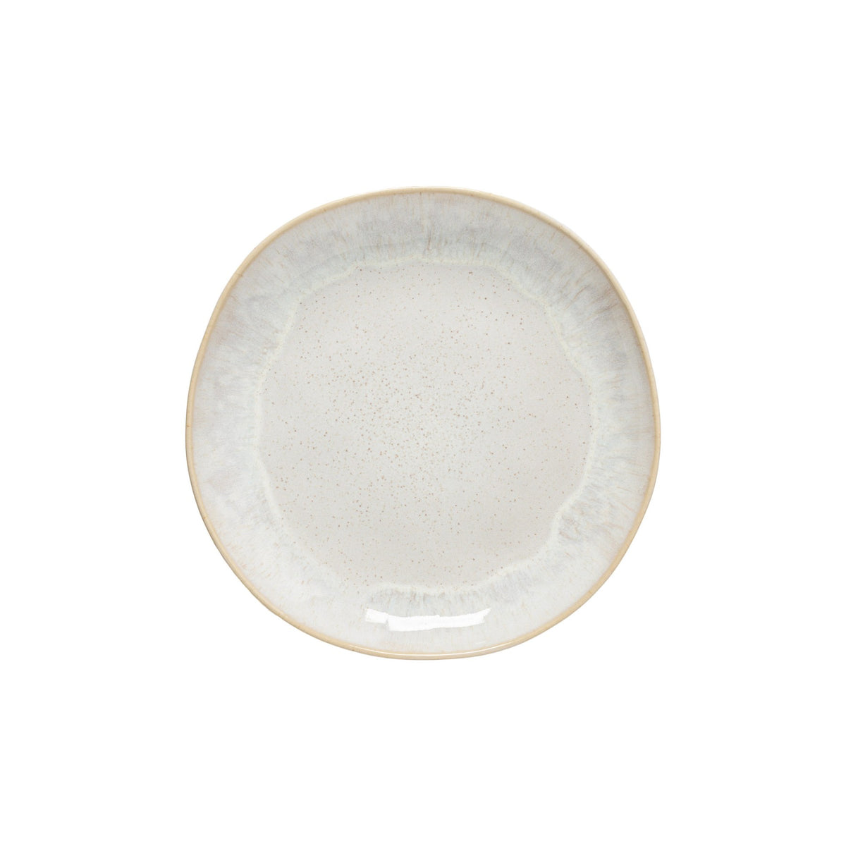 Eivissa Collection Salad Plates in Sand Beige, Set of 6