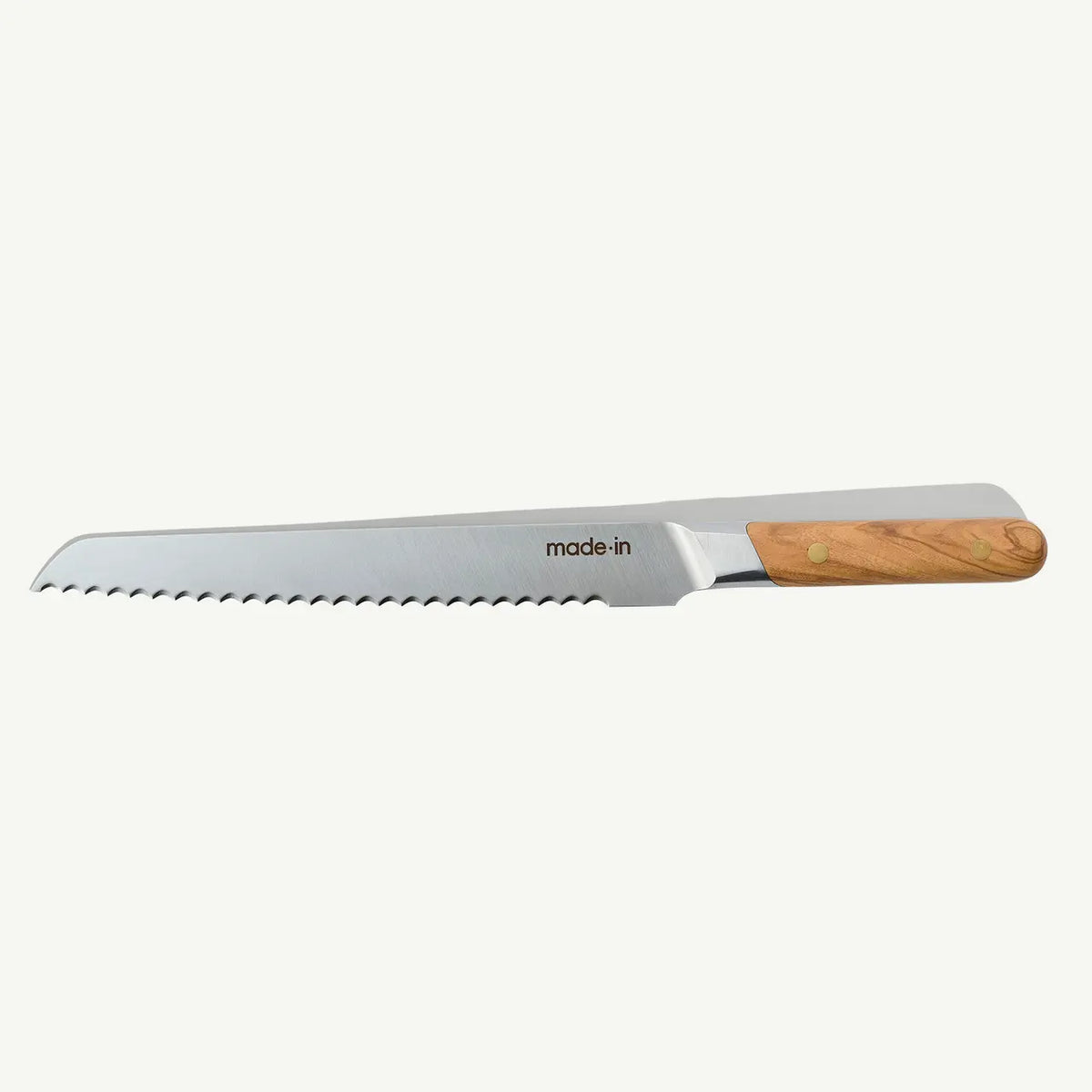 Bread Knife in Olive Wood