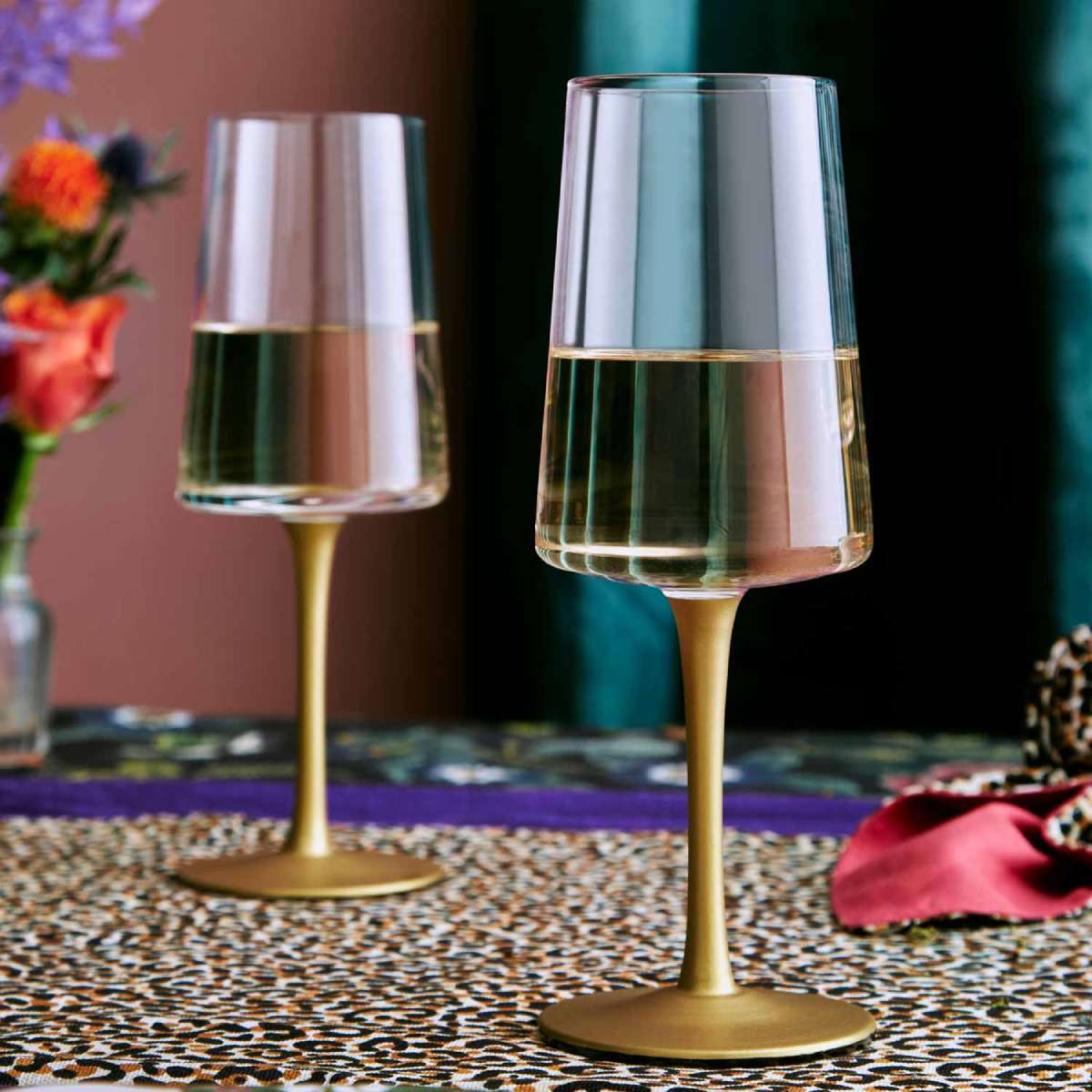 Creatures of Curiosity Wine Glasses, Set of 2