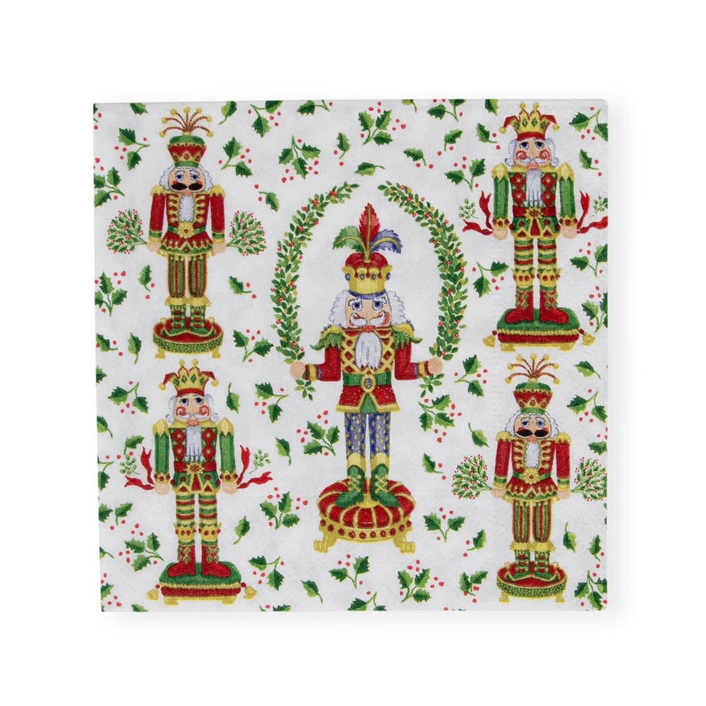 Nutcracker Christmas Cocktail Napkins, Set of 20