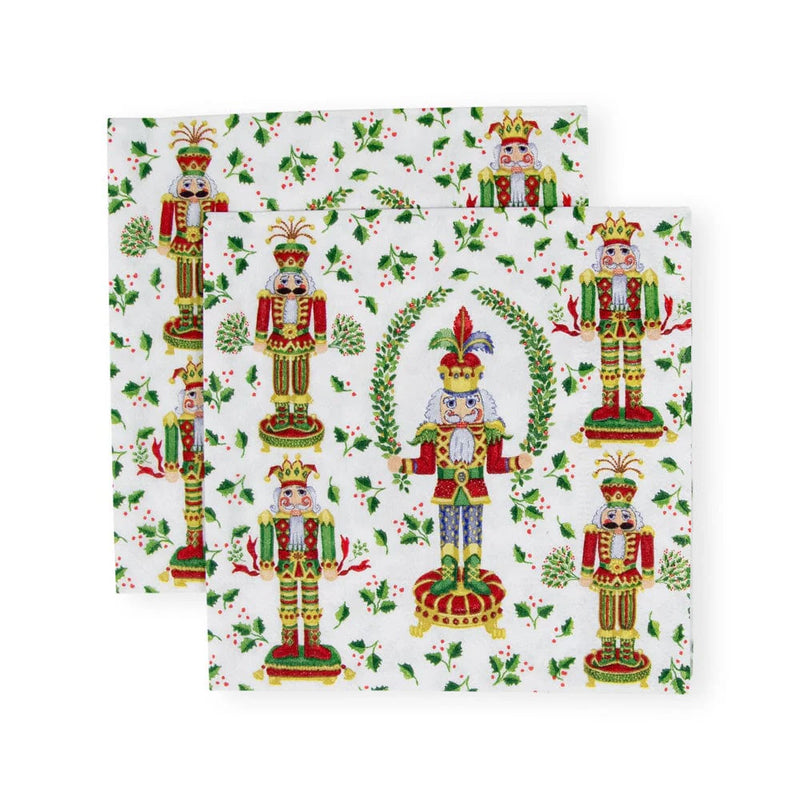 Nutcracker Christmas Cocktail Napkins, Set of 20