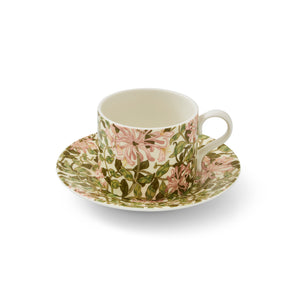 Morris & Co. Teacup & Saucer in Honeysuckle