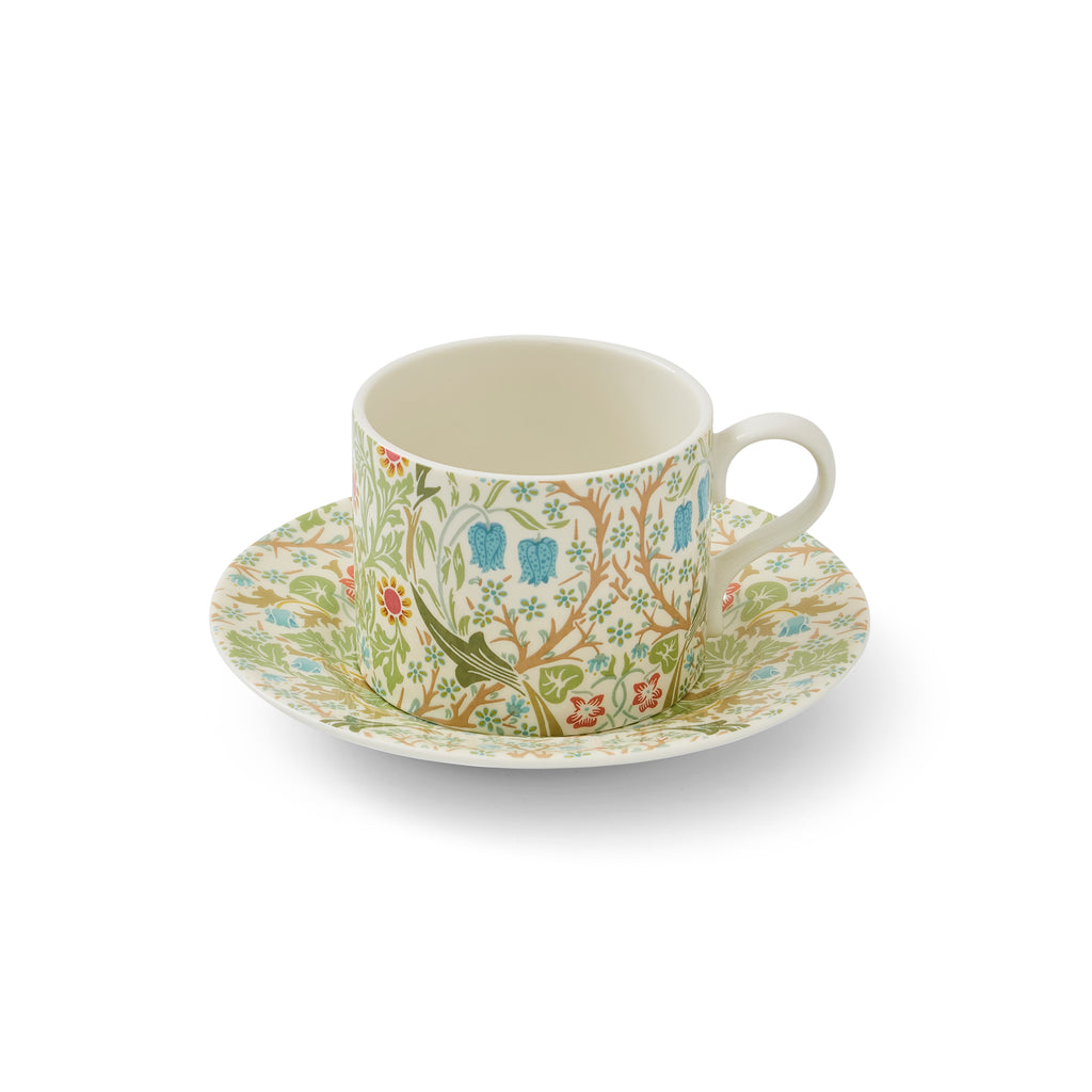 Morris & Co. Teacup & Saucer in Blackthorn