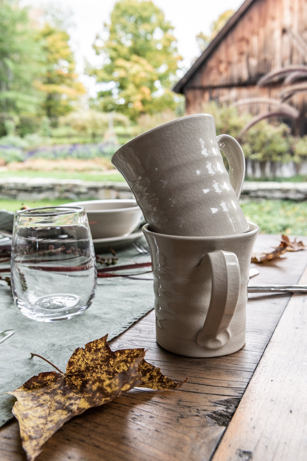 Belmont Mug - Crackle Ivory