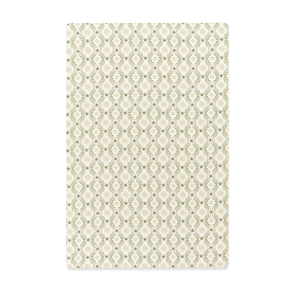 All-Stages® Bassinet Sheet in GOTS Certified Organic Brushed Cotton by Nate Berkus in Juniper Star