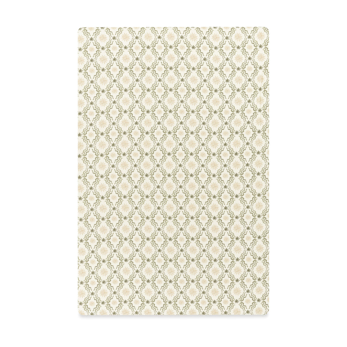 All-Stages® Bassinet Sheet in GOTS Certified Organic Brushed Cotton by Nate Berkus in Juniper Star