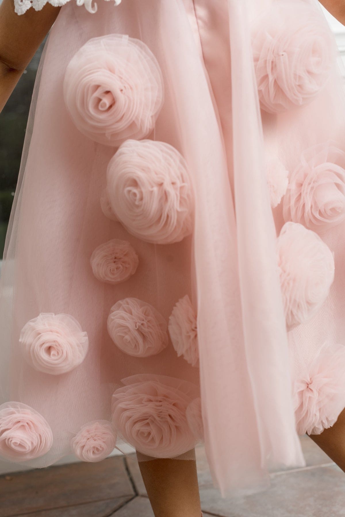 Rosa Pink Tulle Flower Dress - Petite Maison Kids