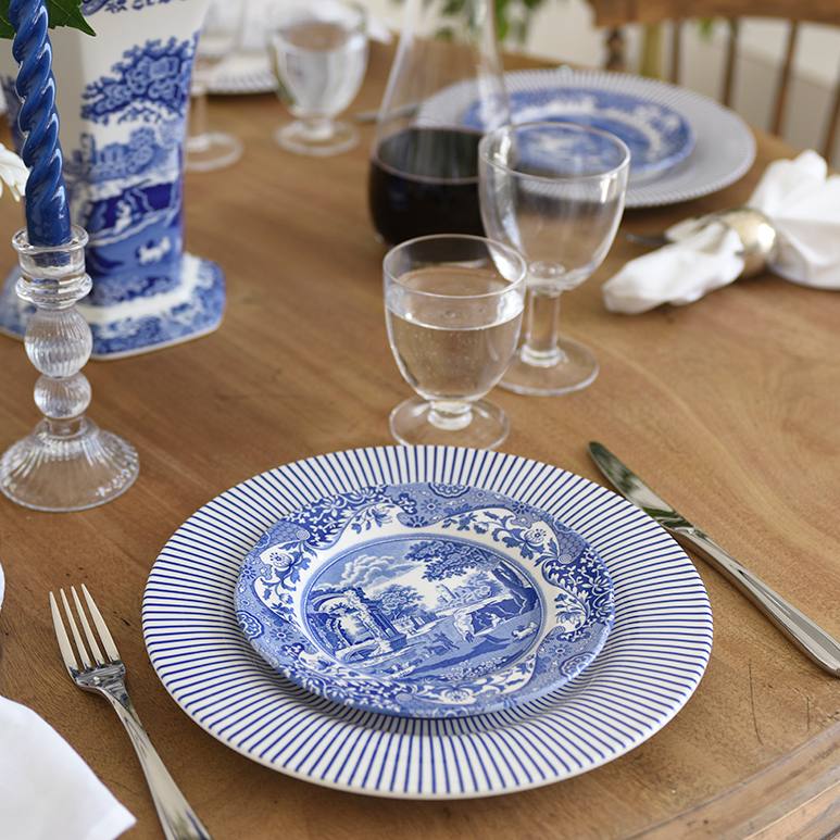 Steccato Dinner Plates, Set of 4