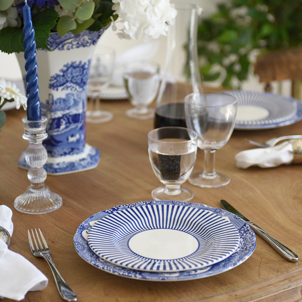 Steccato Salad Plates, Set of 4