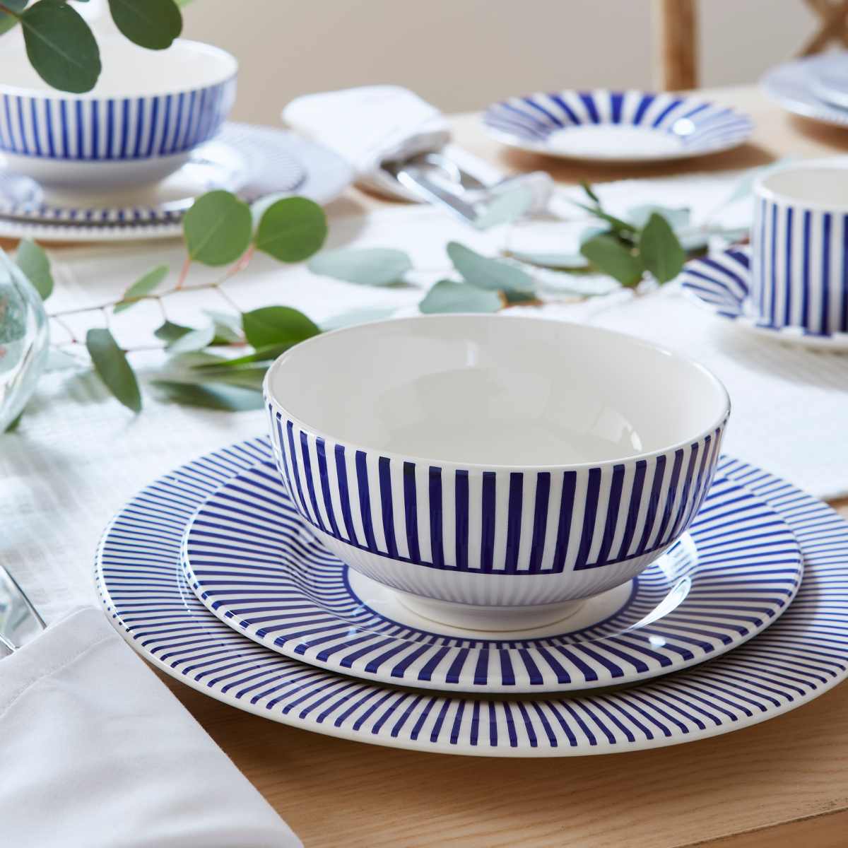 Steccato 6.5" Rice Bowls, Set of 4