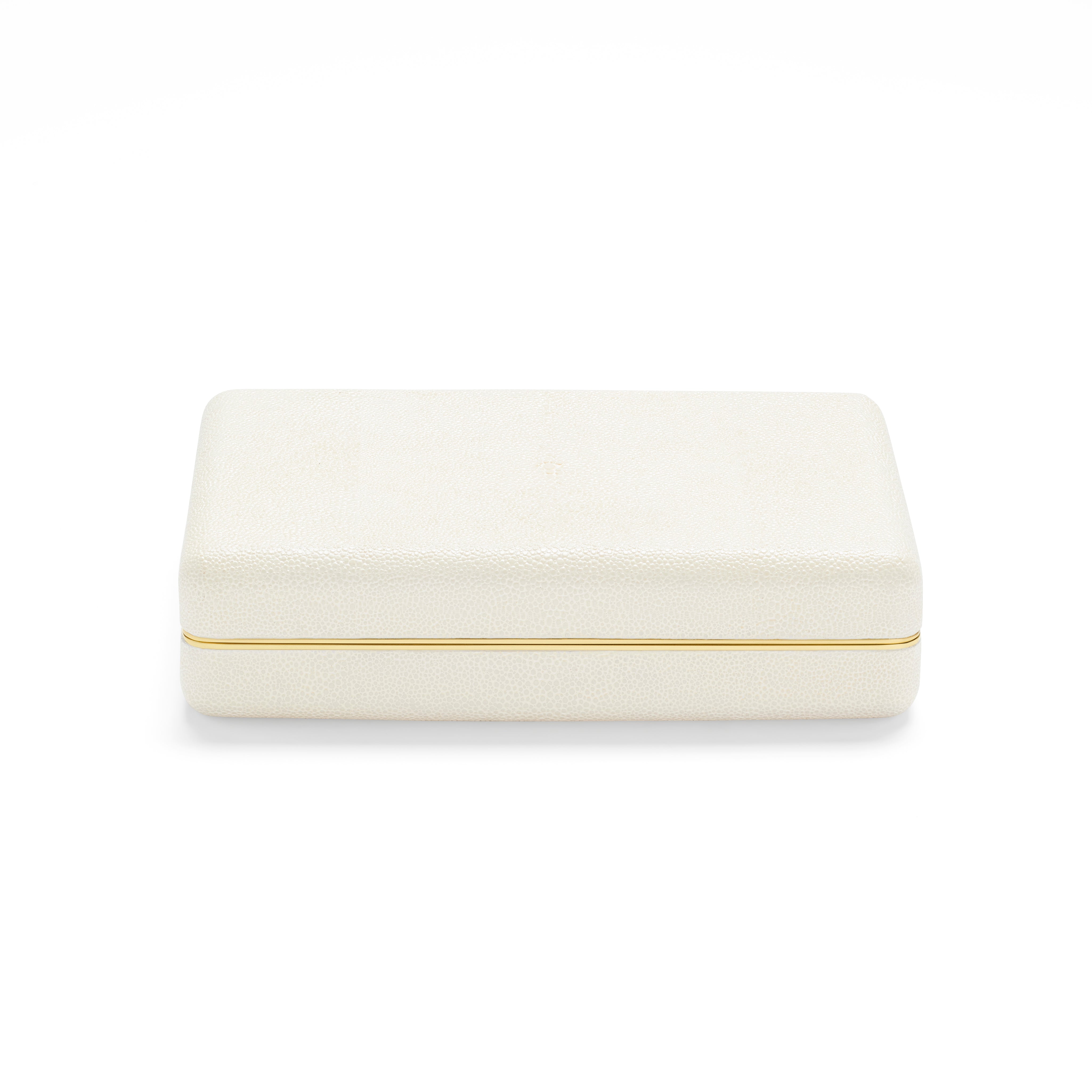 Shagreen Card Set in Cream